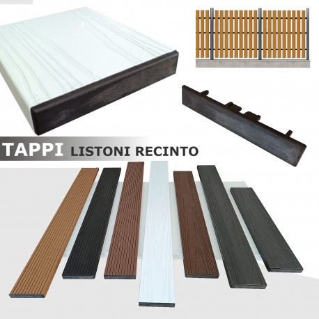 Tappo per listoni WPC recinzioni
