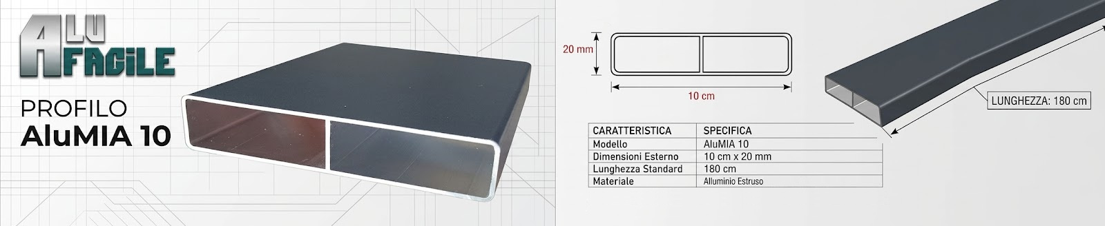 Disegno doga/listone alluminio